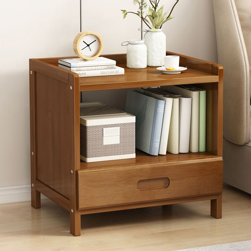 BambooEase Bedside Table – Minimalist Storage Design