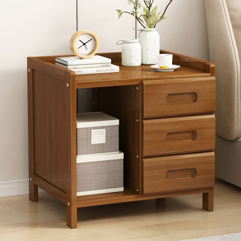 BambooEase Bedside Table – Minimalist Storage Design
