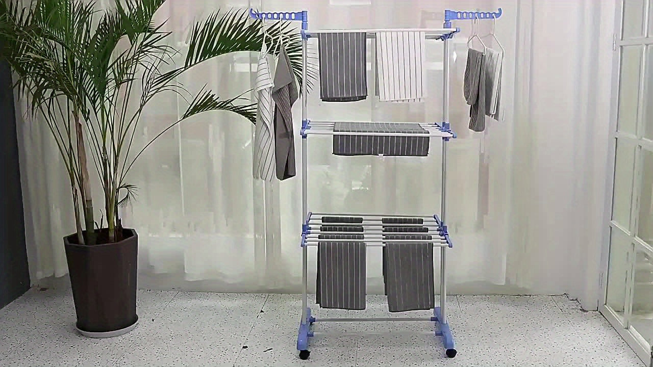 3-Tier Vertical Clothes Dryer – Practical and Compact