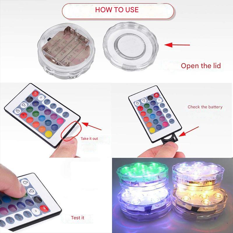 Underwater LED Lamp – Colourful and Fully Waterproof