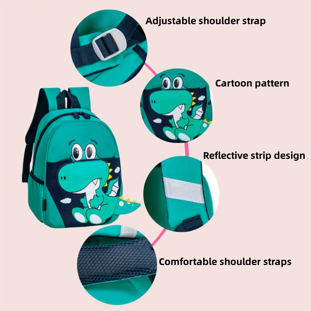 Dino Adventure Backpack - For Colorful Days Full of Fun