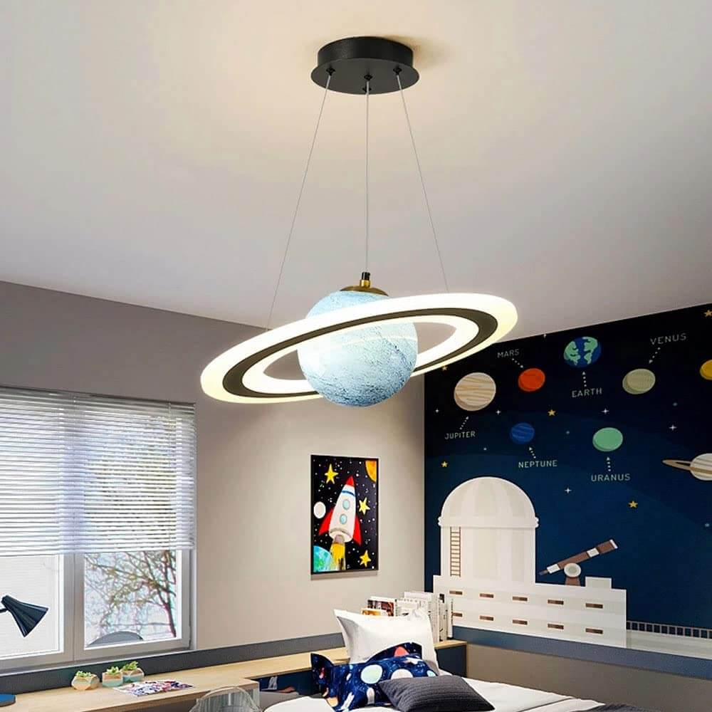 Children's LED Pendant Light in Planet Style – Magical Atmosphere