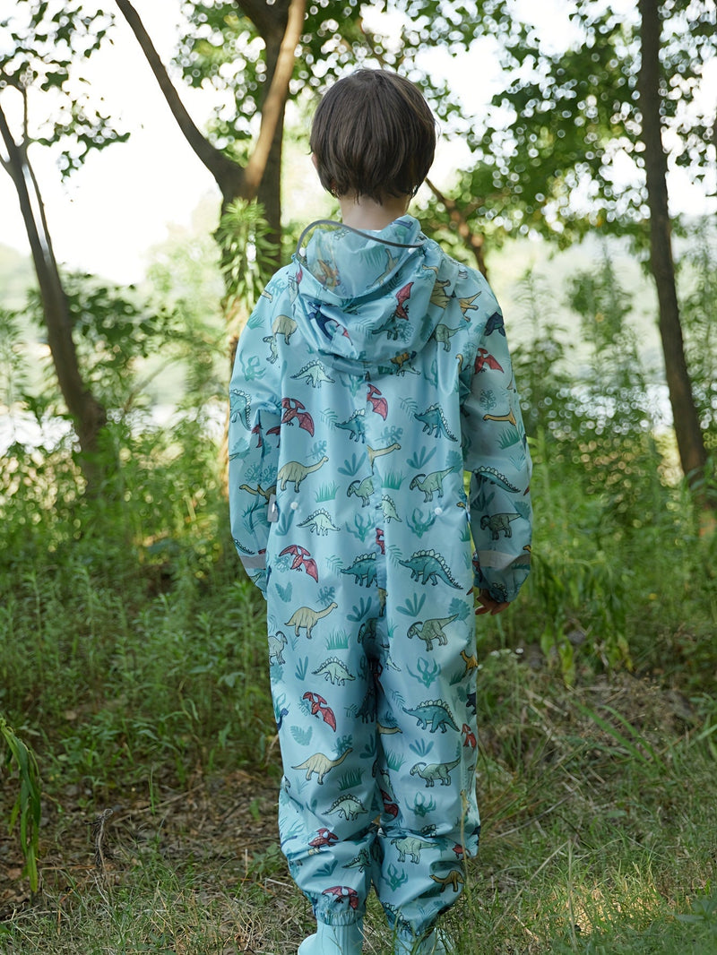 Kids' Dinosaur Rain Suit – Protective and Comfortable for Outdoor Adventures