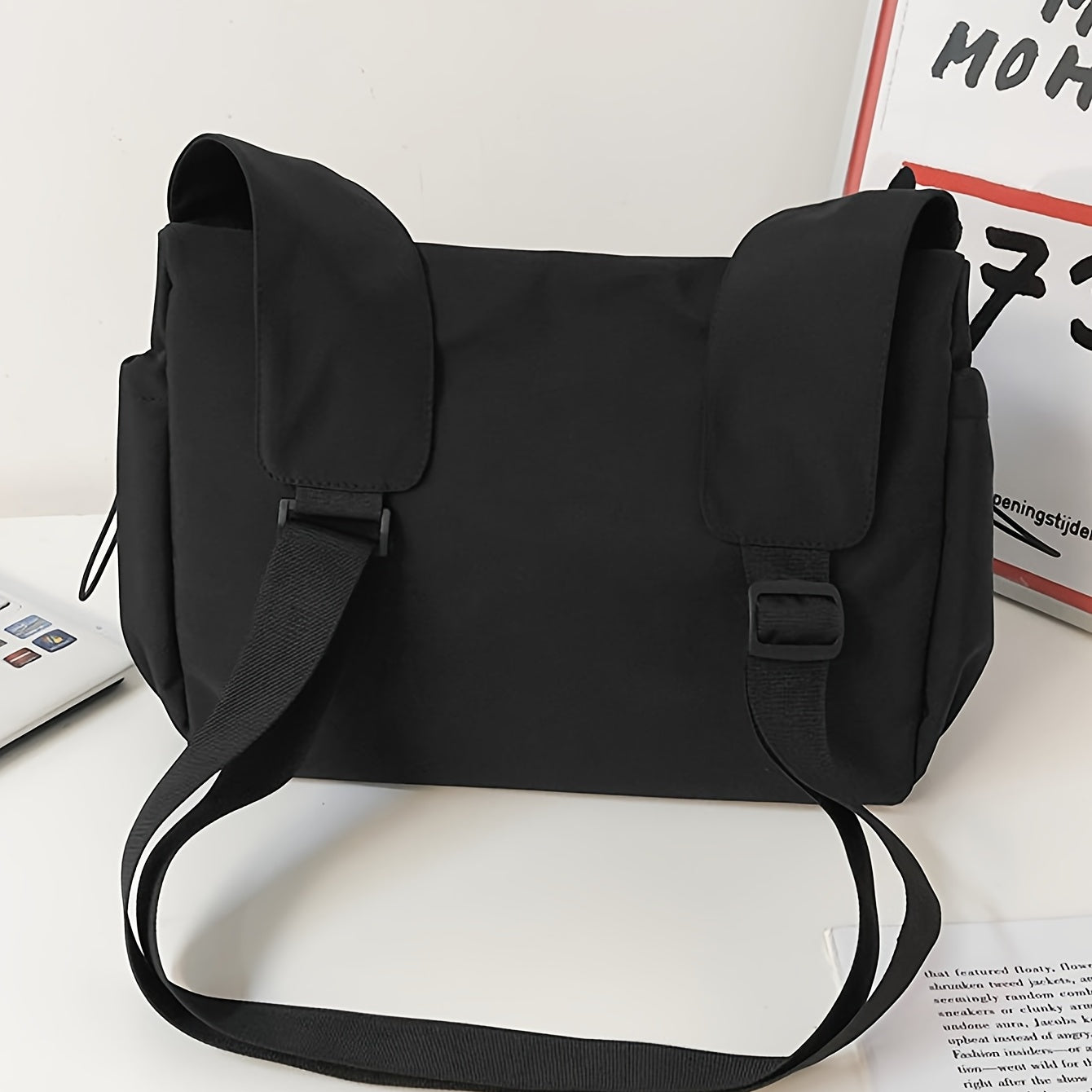 UrbanEase Crossbody Bag – Drawstring Shoulder Bag with Large Capacity