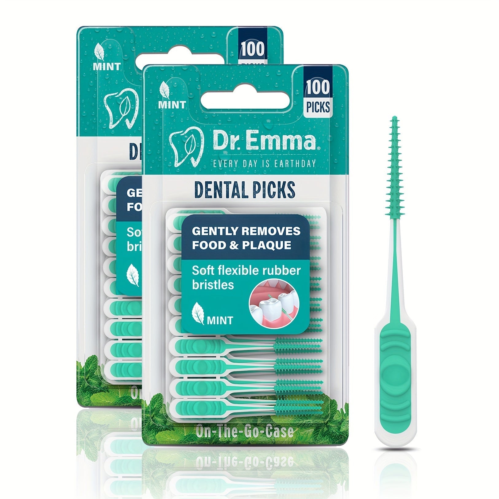 Soft Interdental Toothpicks – Mint Fresh and Ergonomically Designed