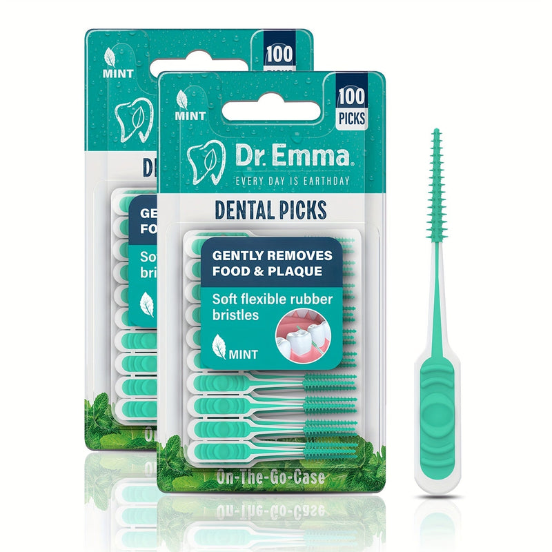 Soft Interdental Toothpicks – Mint Fresh and Ergonomically Designed
