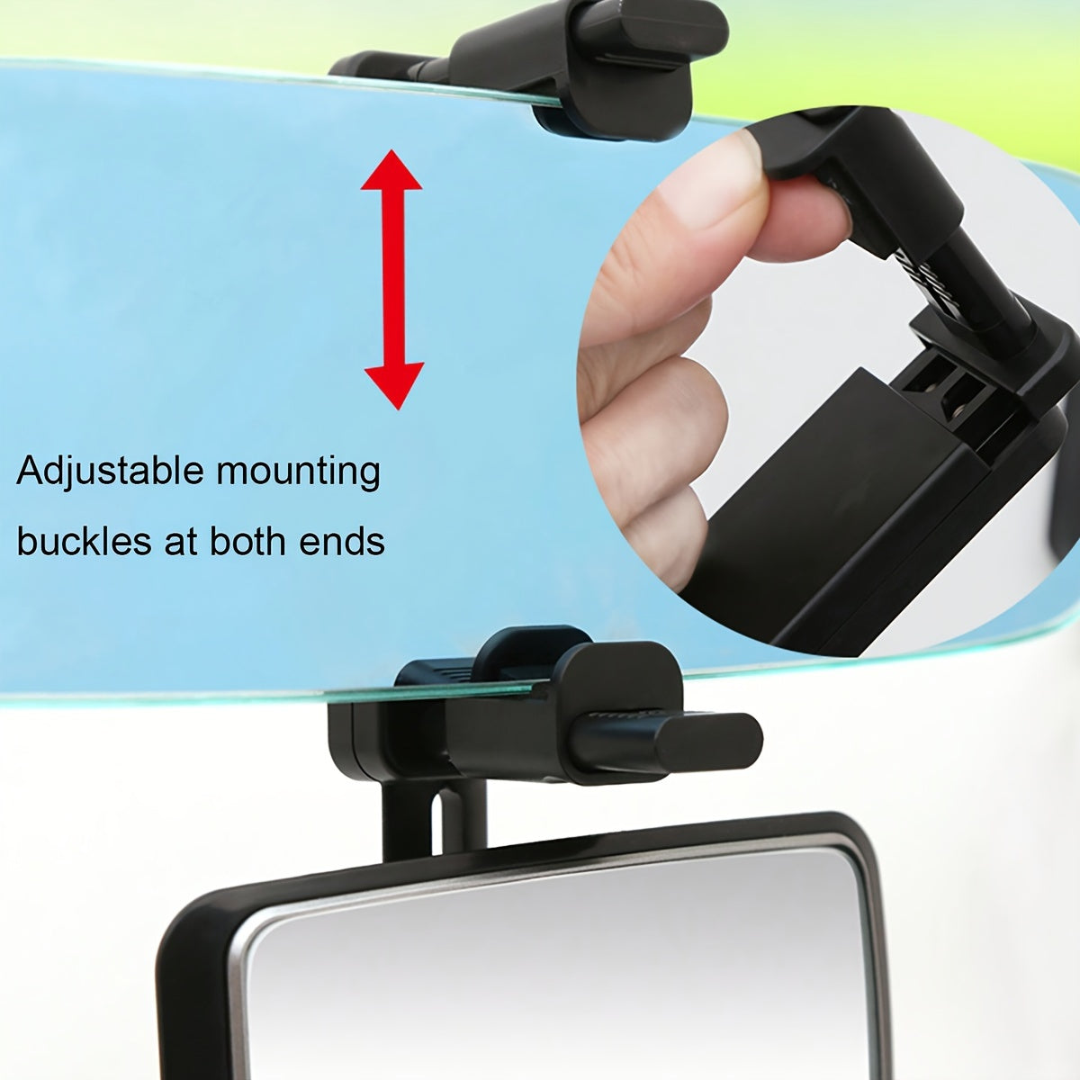 Auto Safety Rearview Mirror - Observation Mirror for Child Seats and Rear Visibility