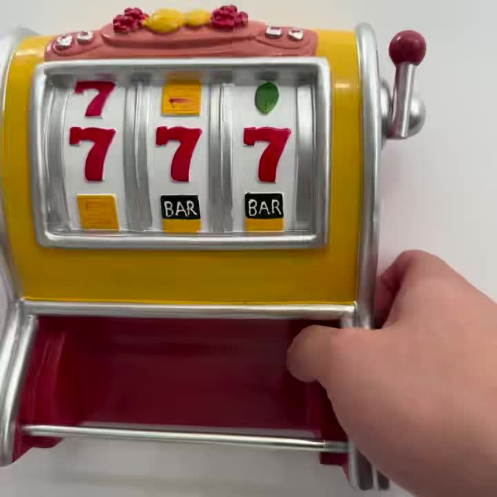 Jackpot Toilet Paper Holder – Slot Machine Design & Wall Mounted