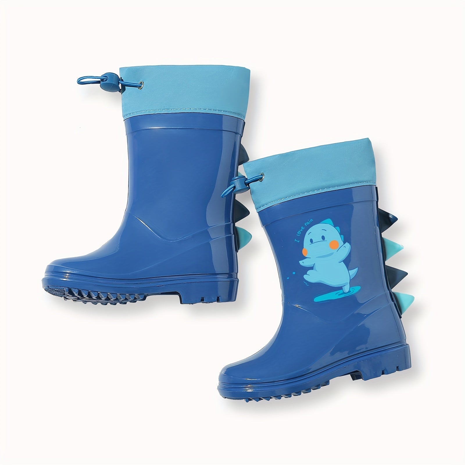 Dino Splash Children's Rain Boots - Playful Protection for Rainy Days