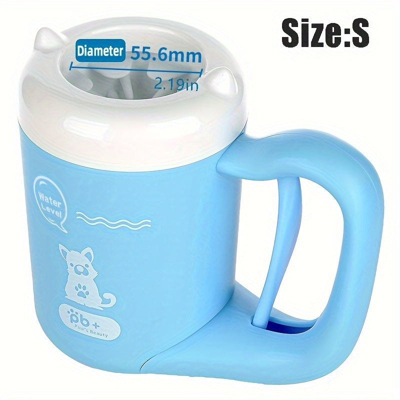 Silicone Dog Paw Cleaner Cup – Portable & Soft Bristle Foot Washer
