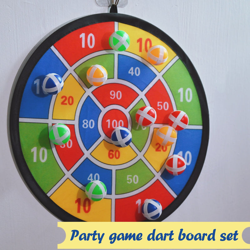 Sticky Dart Ball Set - Interactive Family Dartboard Game for Indoor and Outdoor Use