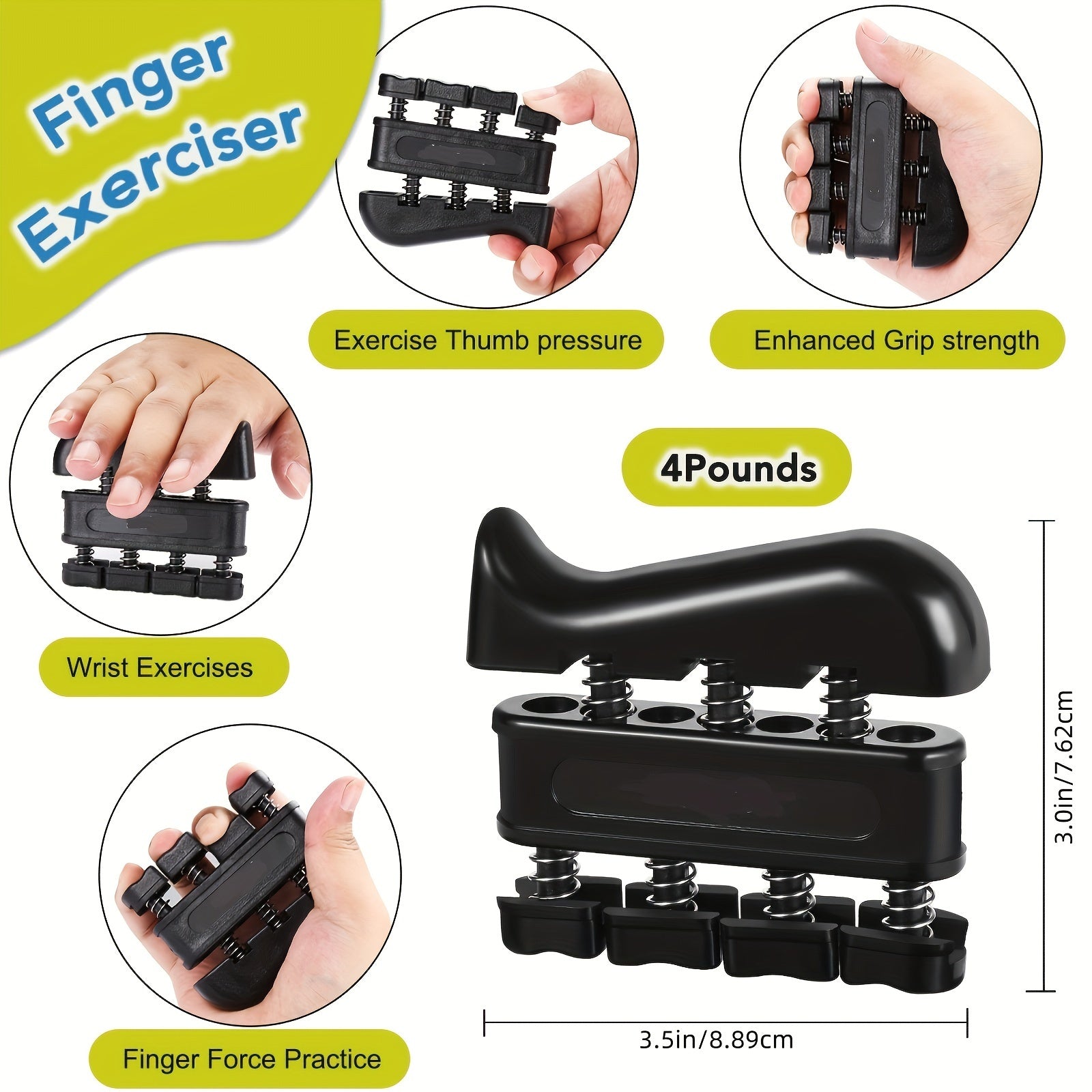 PowerGrip Hand Trainer Set – 5-in-1 for Strong Hands and Forearms