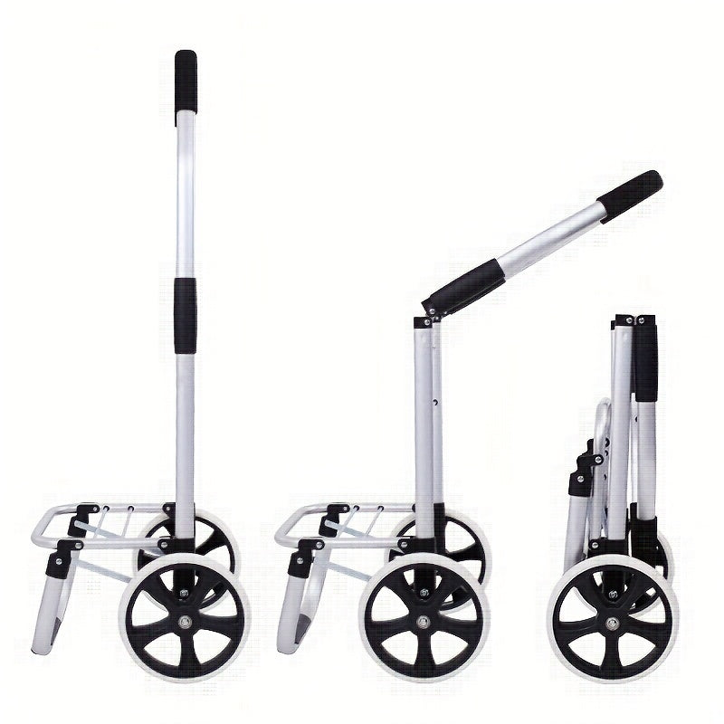 Portable Shopping Cart – Foldable with Removable Bag and Telescopic Handle
