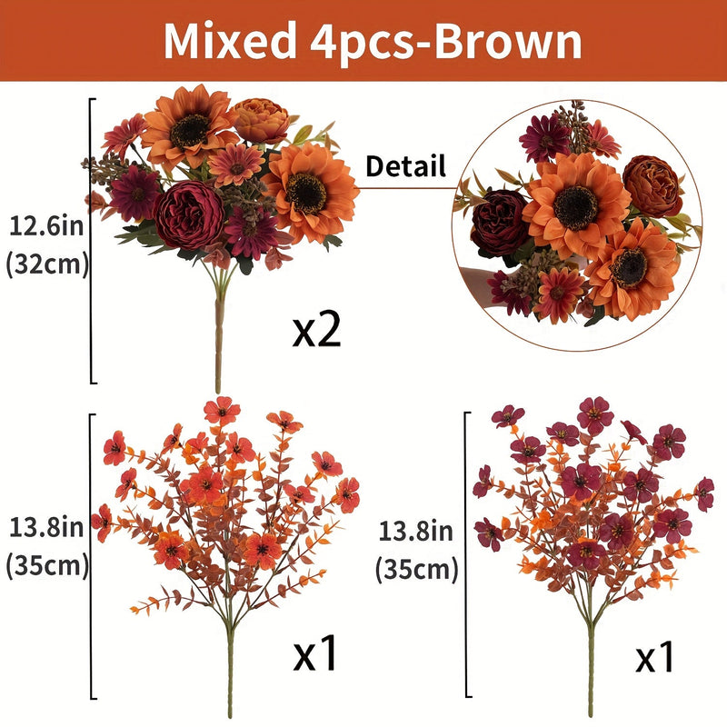 Autumn Flower Arrangement Set – Colourful and Atmospheric for Any Space