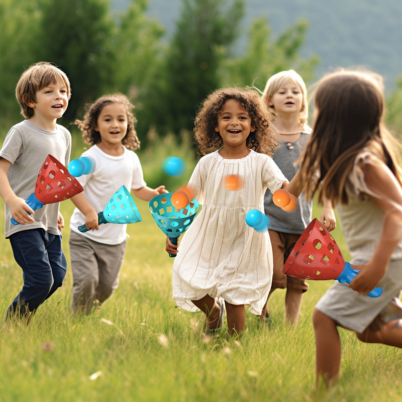 Pop and Catch Ball Game - Fun and Active Outdoor Activity for Kids