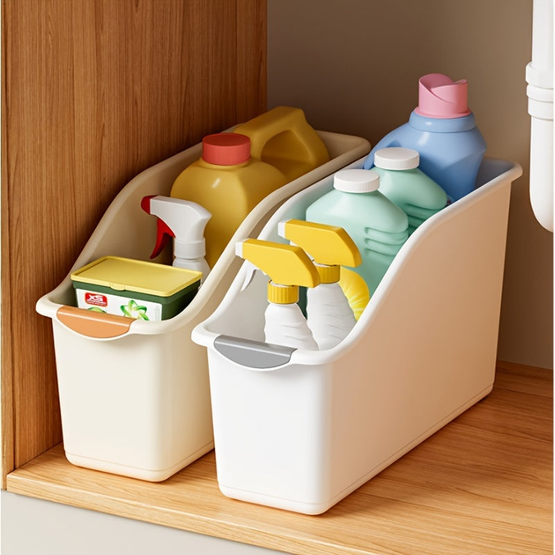 Multifunctional Storage Baskets with Curved Design - Stylish Solution for Home Organization