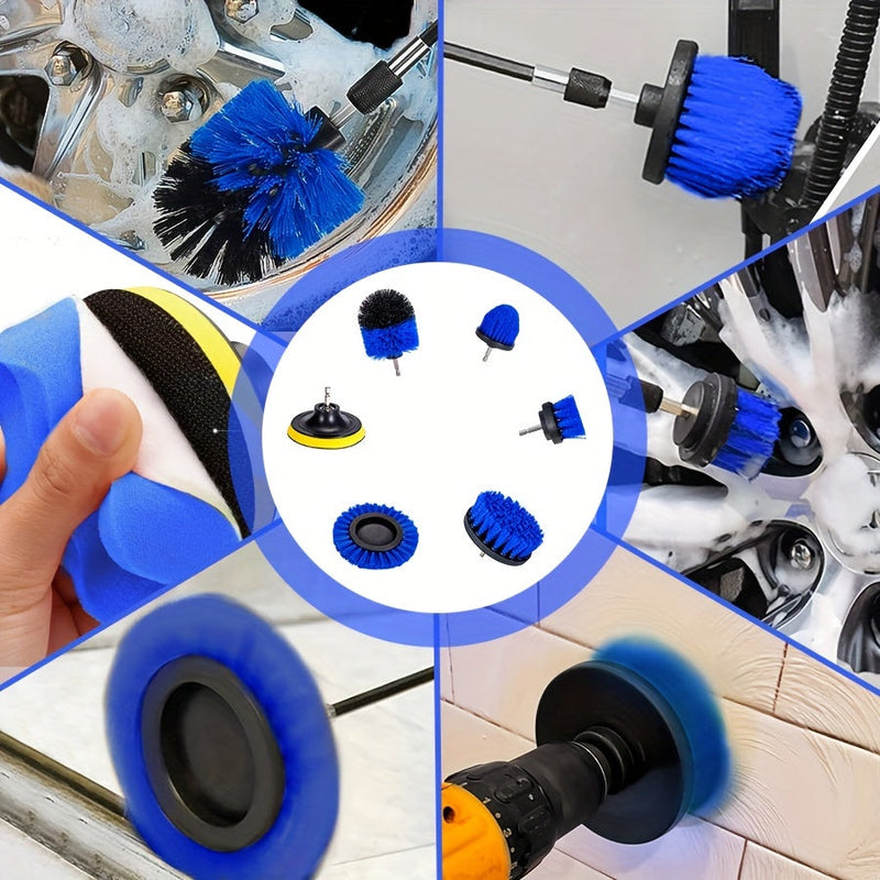 Multifunctional Car Cleaning Brush Set – Complete and Practical