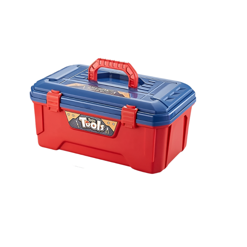 48-Piece Tool Set for Kids – With Electric Drill, Safety Helmet, and Storage Bag