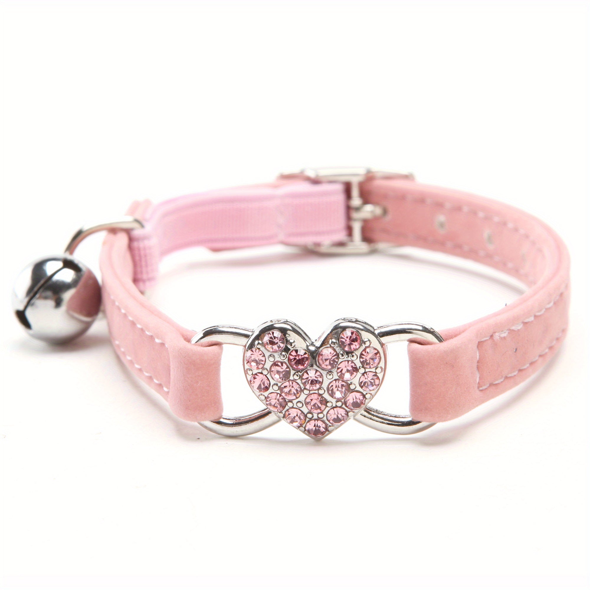 Sparkling Heart Cat Collar – Add a Luxurious Touch to Your Cat's Look