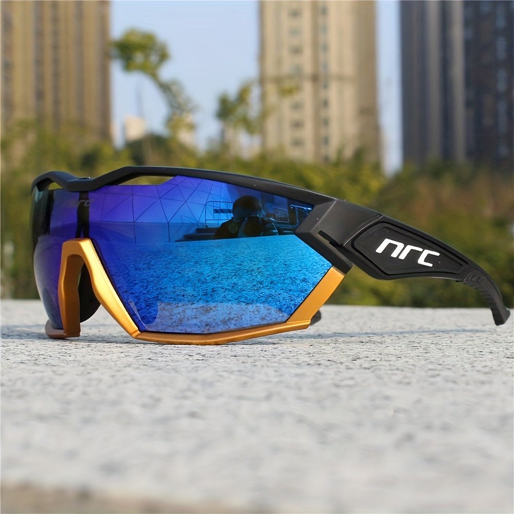 Polycarbonate Bicycle Glasses with 3 Lenses – Windproof Glasses for Cycling, Running, and Outdoor Activities