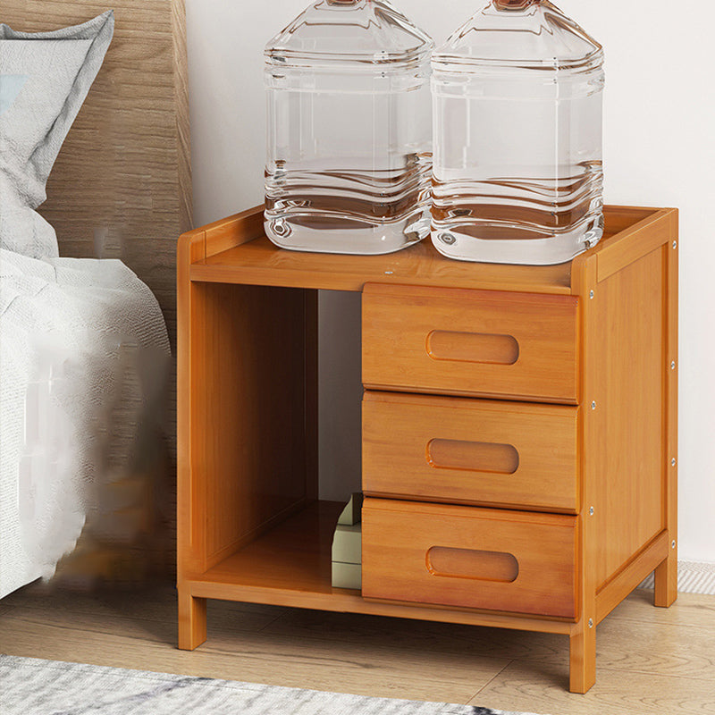 BambooEase Bedside Table – Minimalist Storage Design