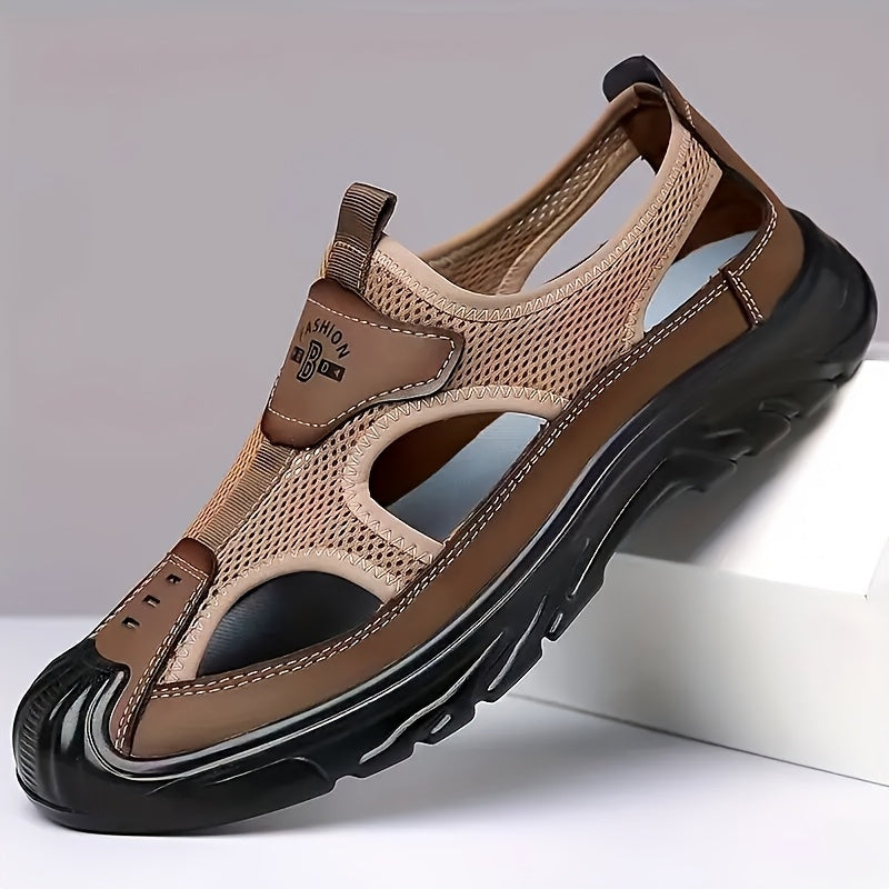 Breathable Mesh Slip-On Shoes for Men – Perfect for Summer, Beach, and Outdoor Sports
