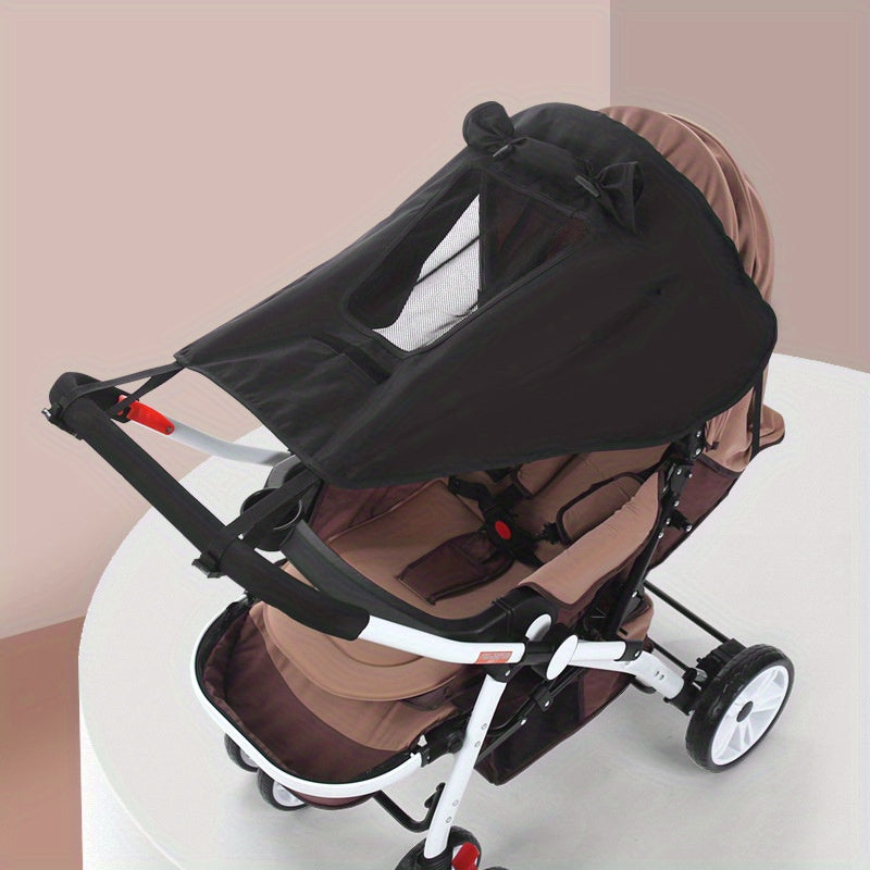 Foldable Sunshade for Stroller – UV Protection and Flexible Straps for Perfect Coverage