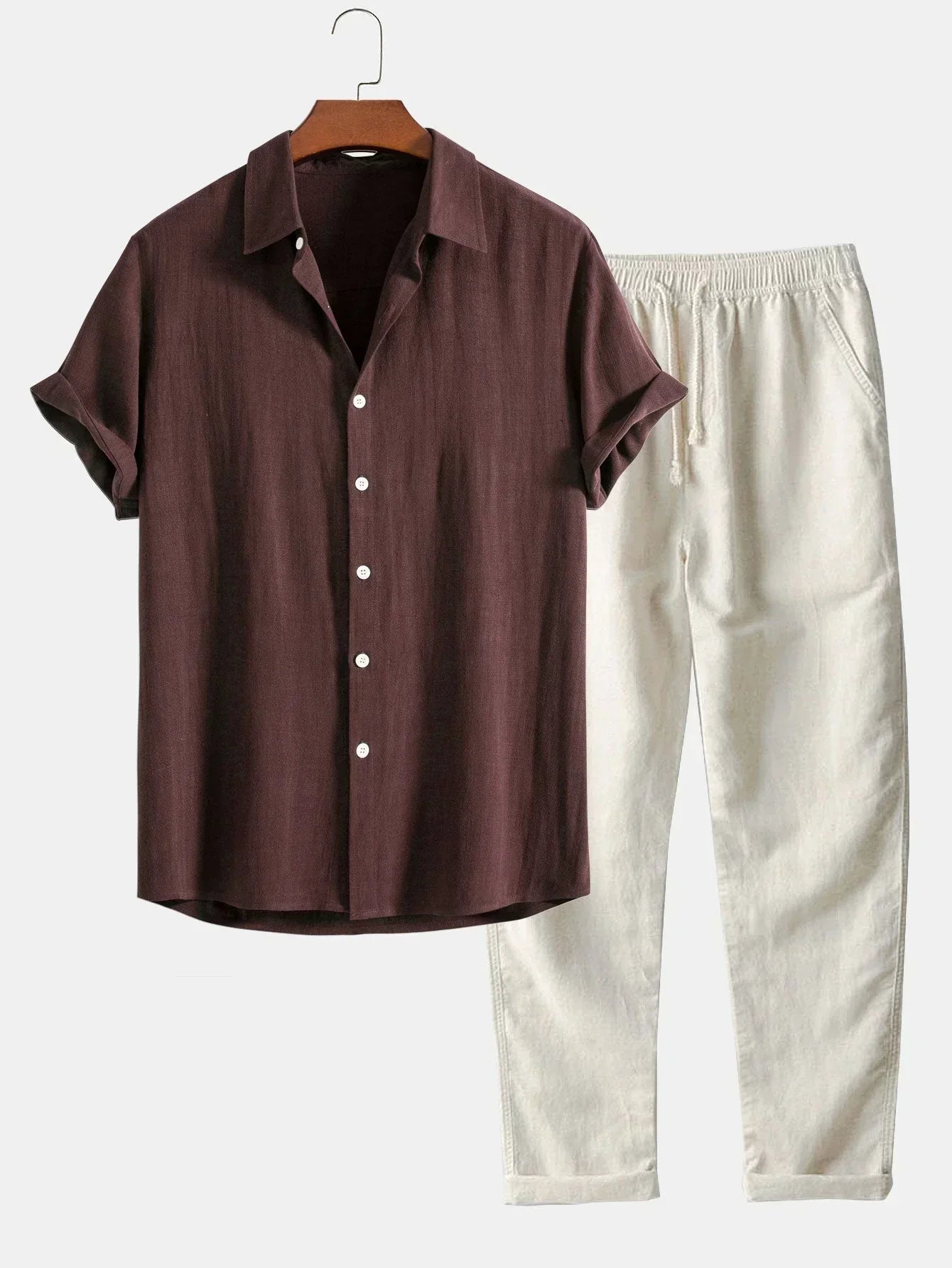 Loose Linen Summer Set for Men – Fresh and Comfortable