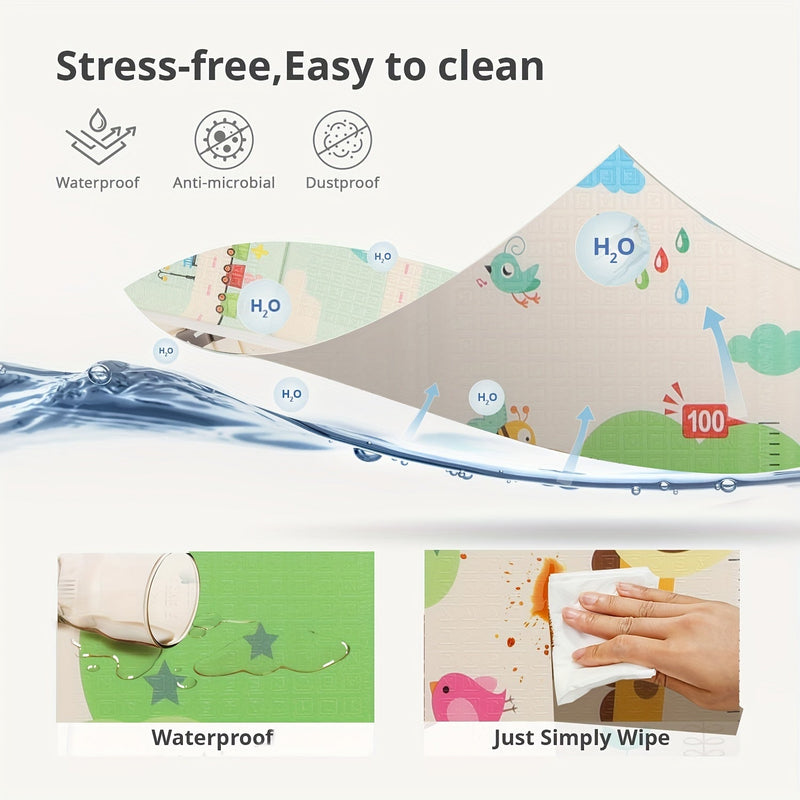 Educational Playmat – Learn and Grow with Animals and Nature