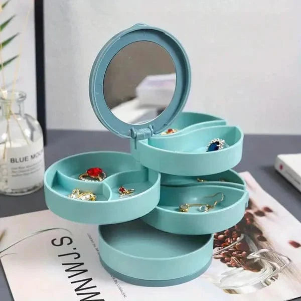Rotatable Jewelry Storage Box (4 Layers)