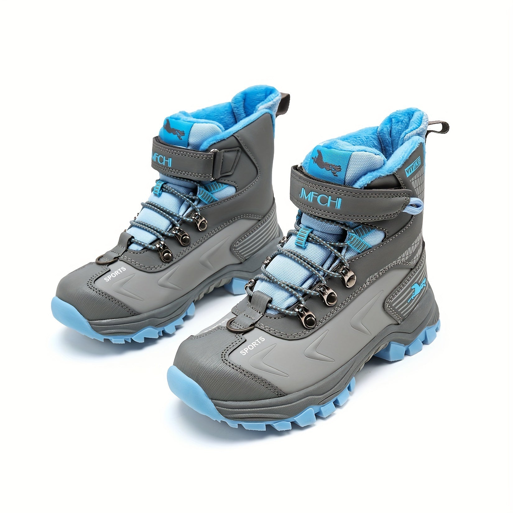 Women's High-Top Snow Boots – Non-Slip Walking Shoes with Warm Lining