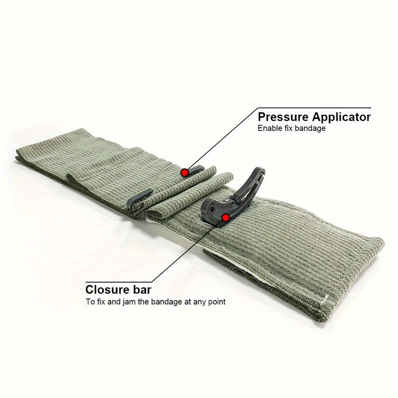 Elastic First Aid Bandage with Sterile Wound Pad – Universally Suitable for Outdoor and Home Use