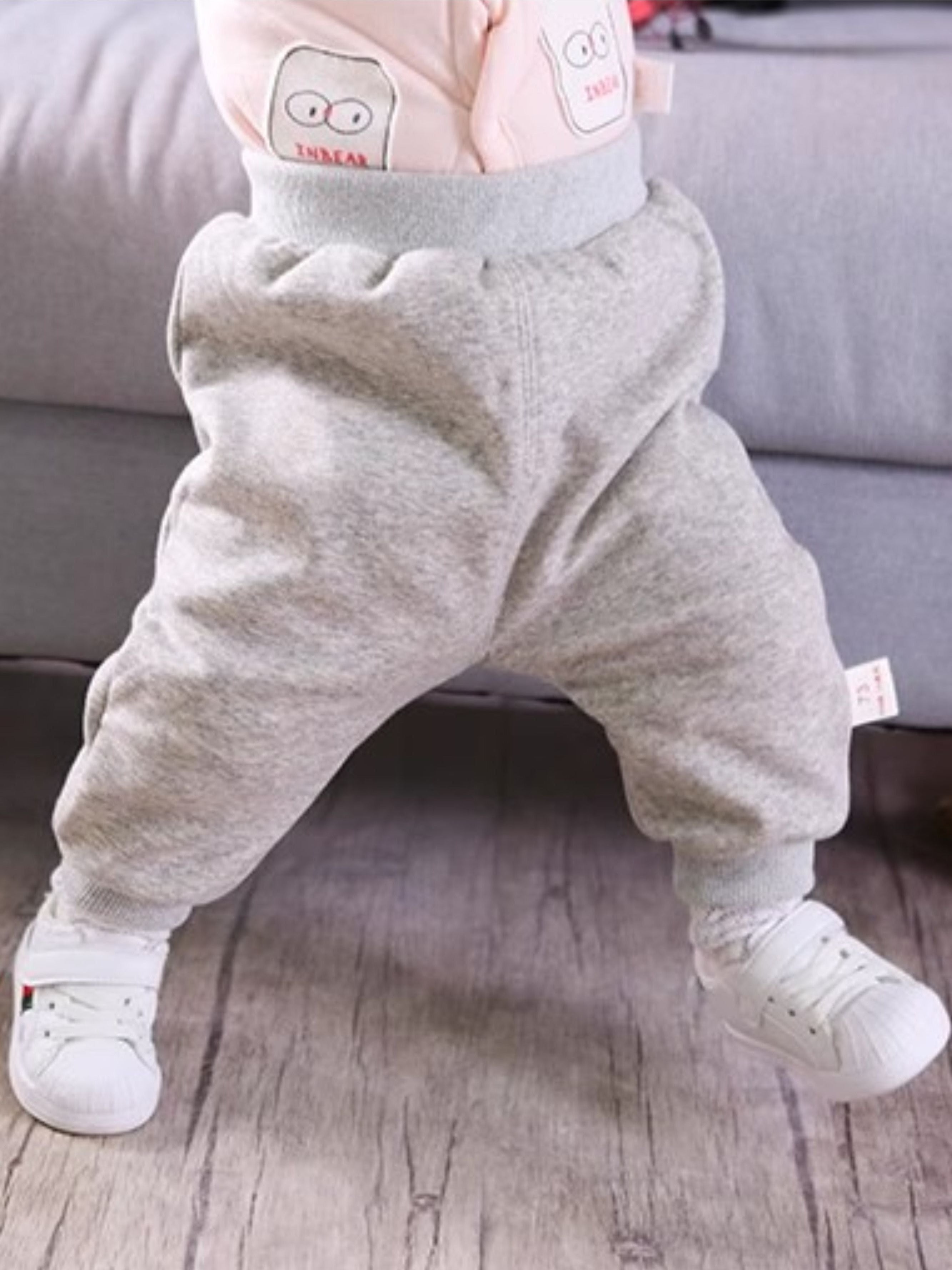 Cute Bear Jogging Pants for Babies – Ideal for Outdoor Adventures in Spring and Autumn
