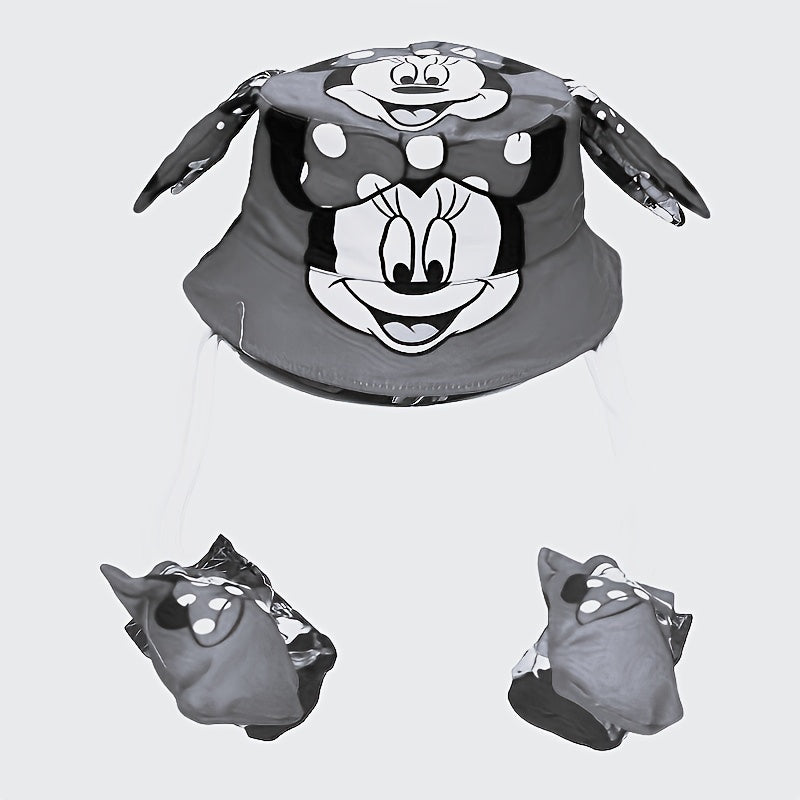 Moving Ears Fisherman Hat for Kids – Cute Cartoon Stitch Design