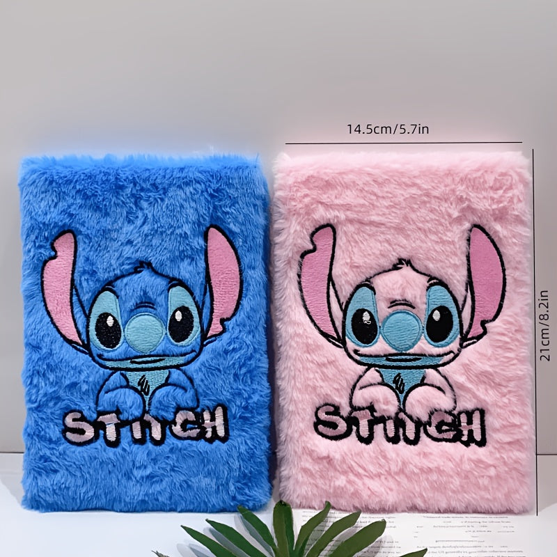 Stitch Plush Diary – Kawaii Cartoon Notebook for Adults and Children
