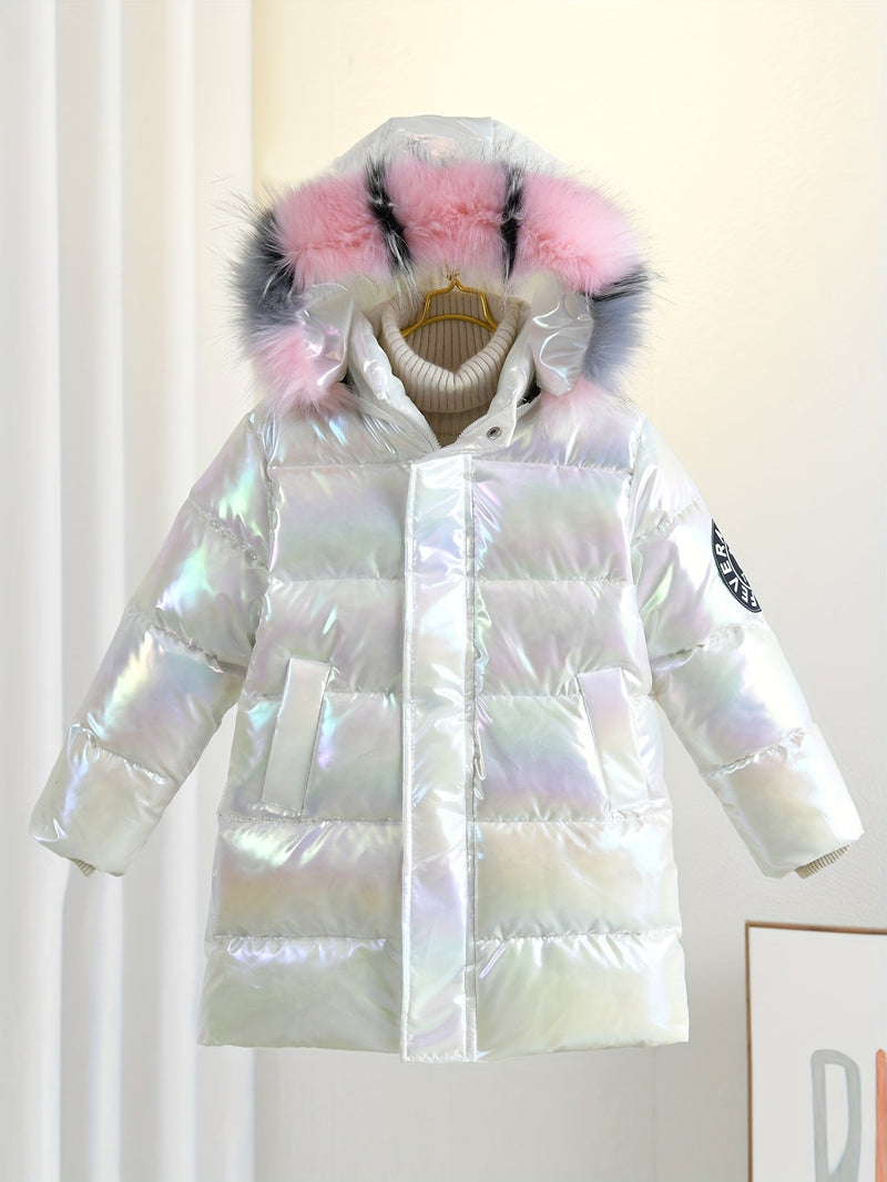 Ivy Shiny Winter Jacket for Children - Trendy and Warm for Cold Days