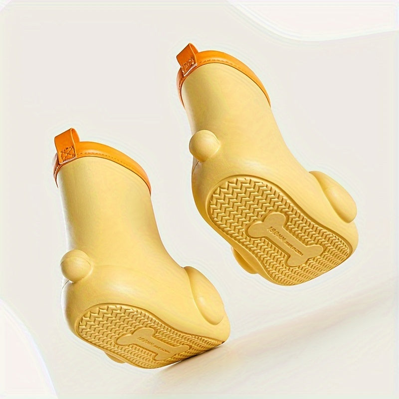 Plush Puppy Rain Boots for Kids - Warm and Playful for Rainy Days