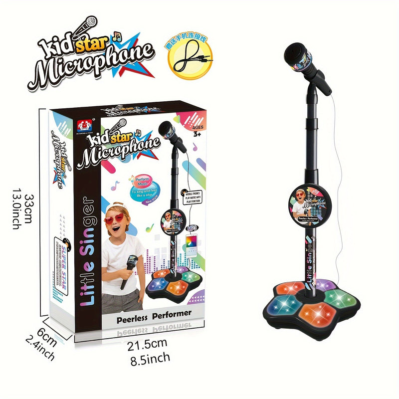 StarSound Kids Karaoke Microphone & Stand – Interactive & Educational