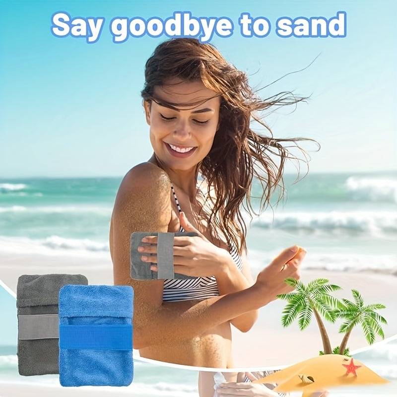 Sand Removal Bag – Quick Sand Removal with Elastic Band for Beach and Vacations