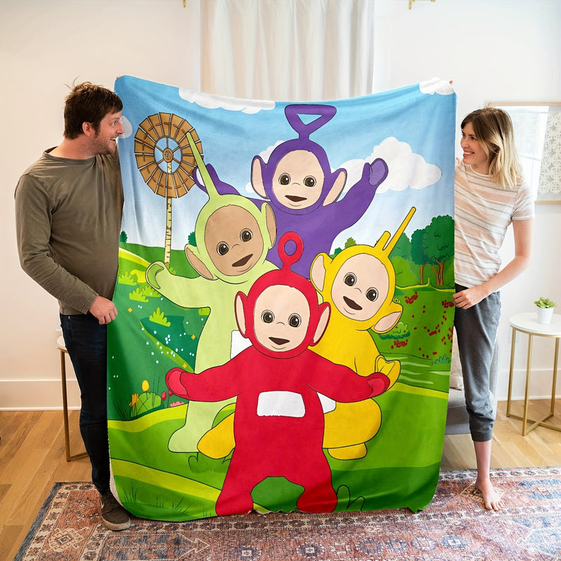 Teletubbies Blanket - For Children, Soft and Versatile