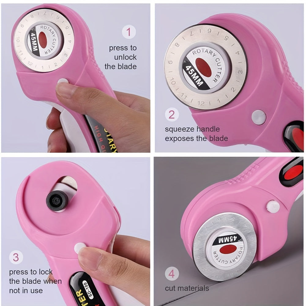 Rotary Cutter Set – Ideal for Sewing, Quilting, and DIY Projects