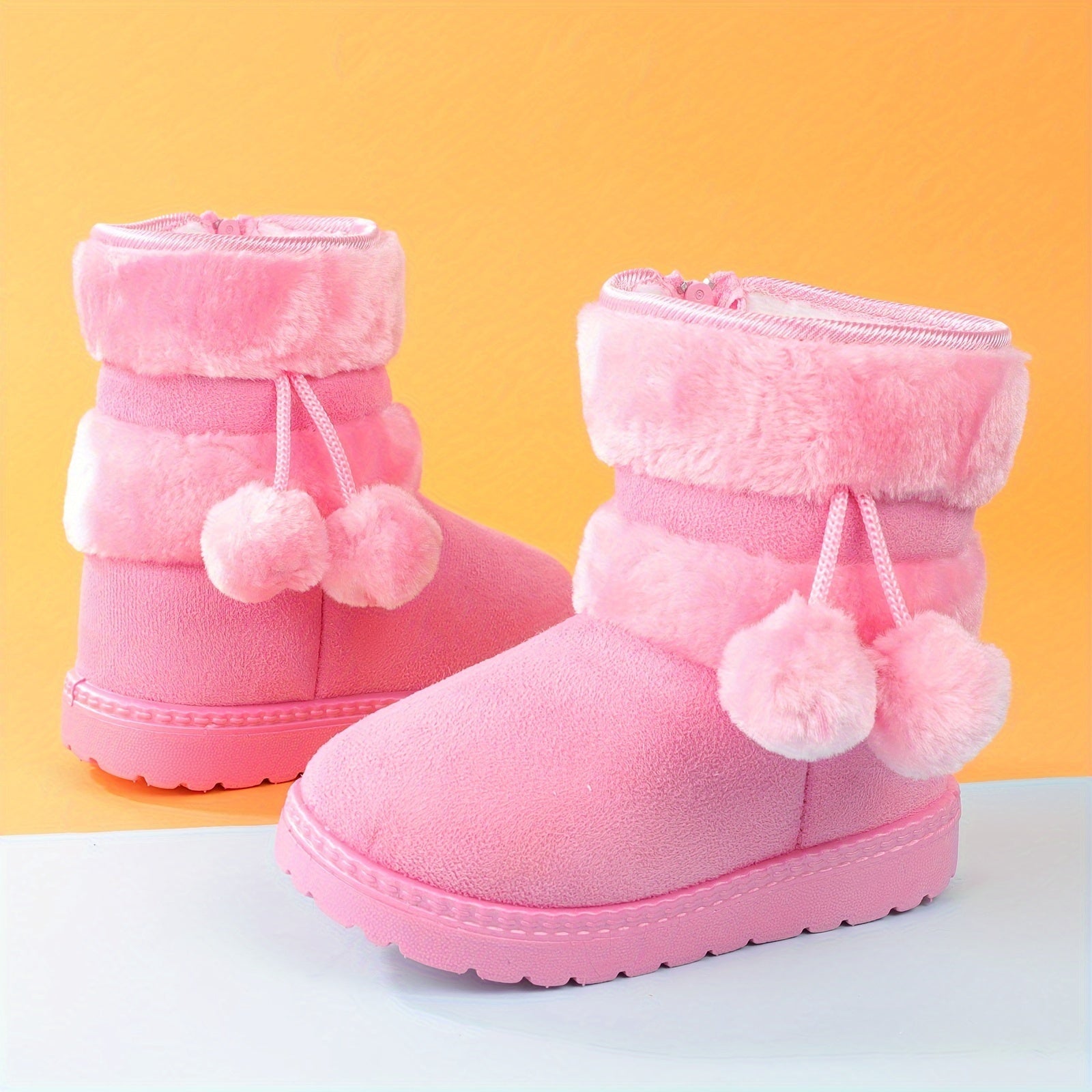 Cute Plush Boots for Kids - For Warmth and Comfort
