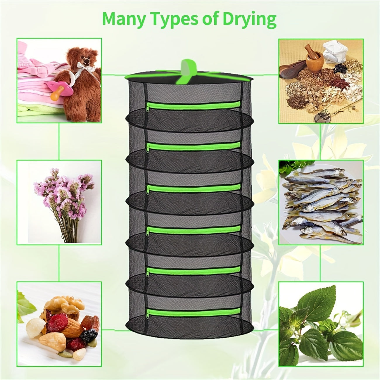 Sustainable Herb and Drying Rack – Efficient and Space-Saving for Seeds and Fruit