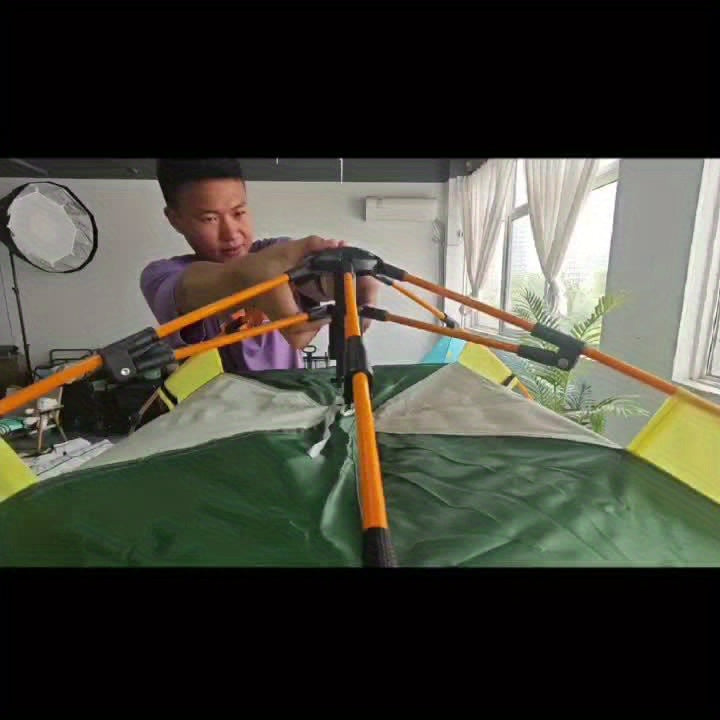 Quick-Setup 4-Person Camping Tent – Breathable and Windproof Shelter