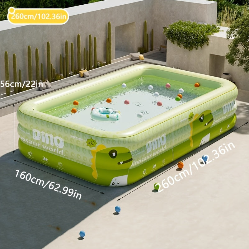 Dino Inflatable Pool – Safe, Playful, and Comfortable