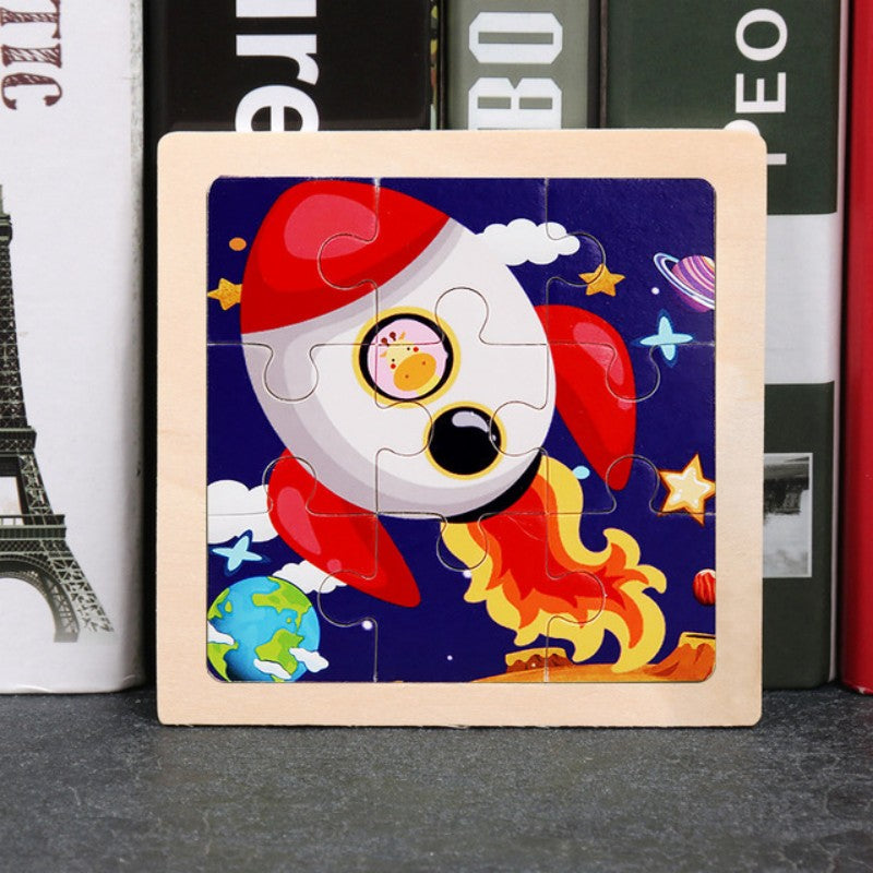 Educational Wooden Puzzle – For Young Explorers