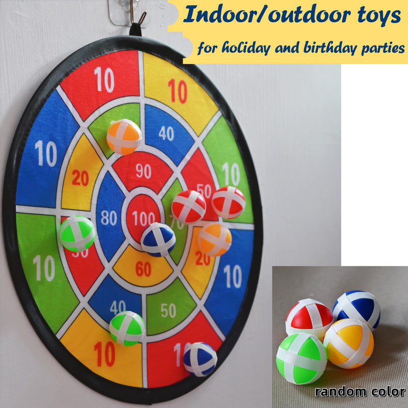 Sticky Dart Ball Set - Interactive Family Dartboard Game for Indoor and Outdoor Use