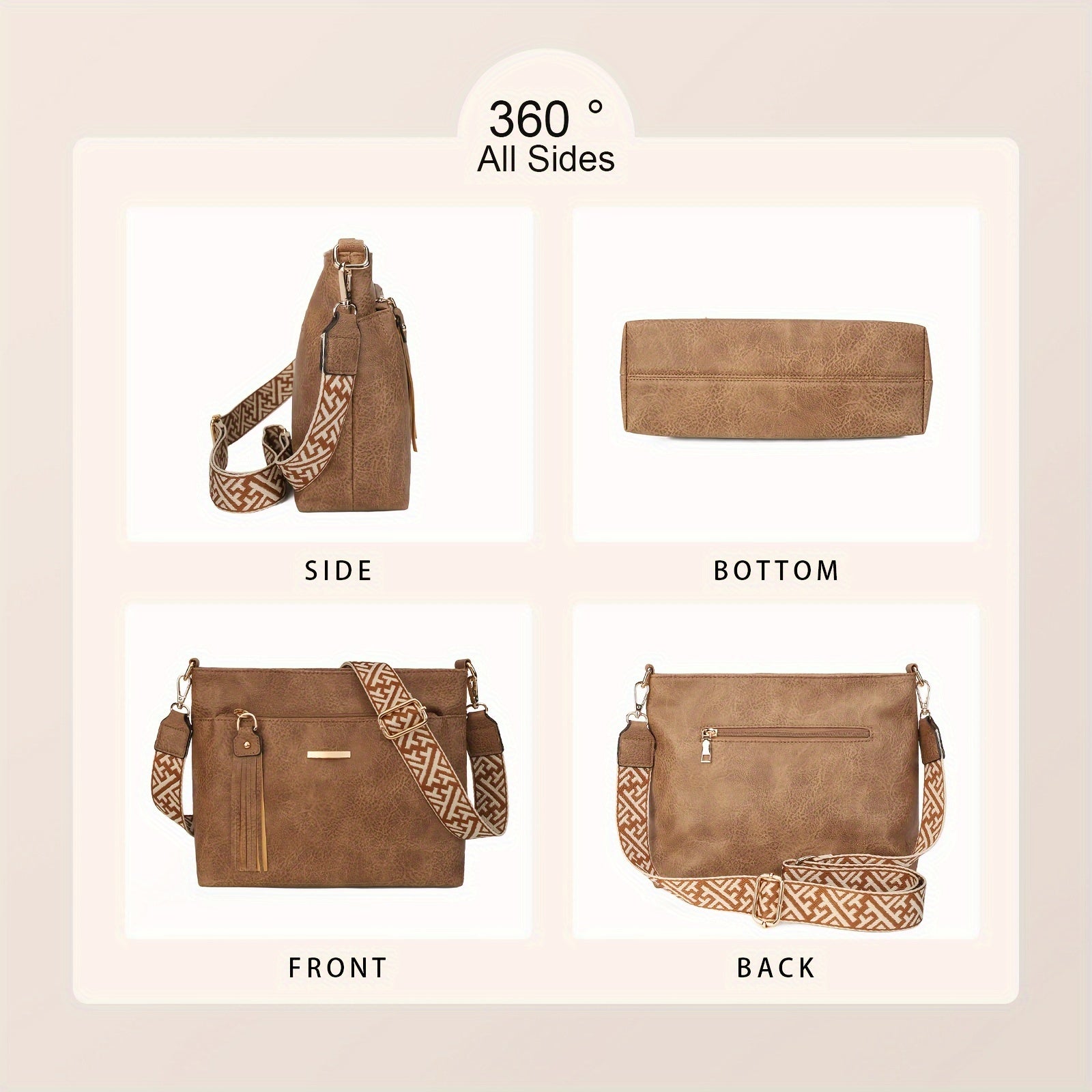 Chic PU Shoulder Bag – Stylish and Spacious for Any Occasion