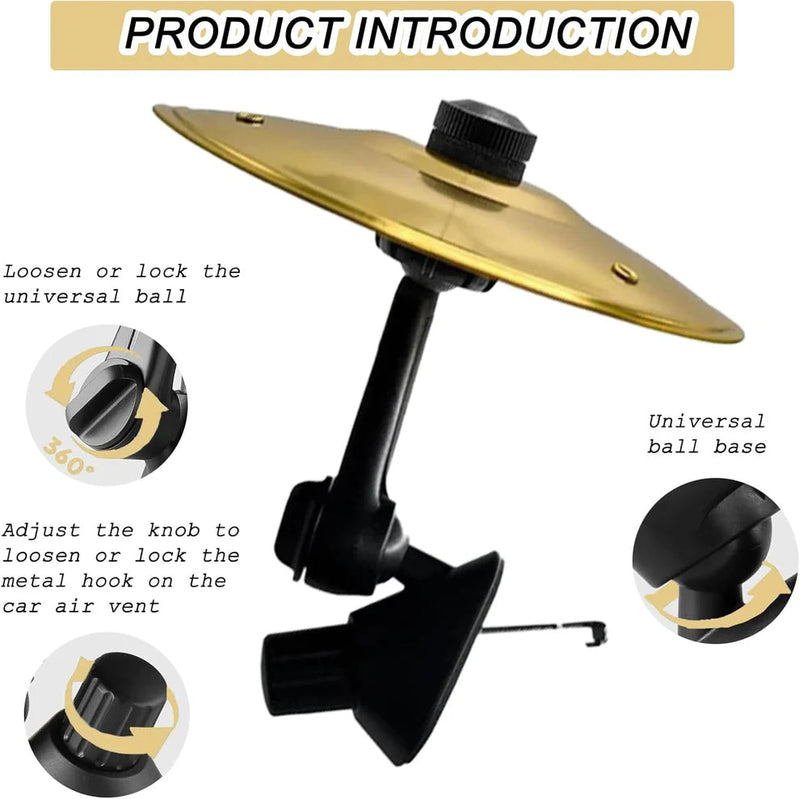Car Vent Mini Cymbal – Compact Dashboard Percussion