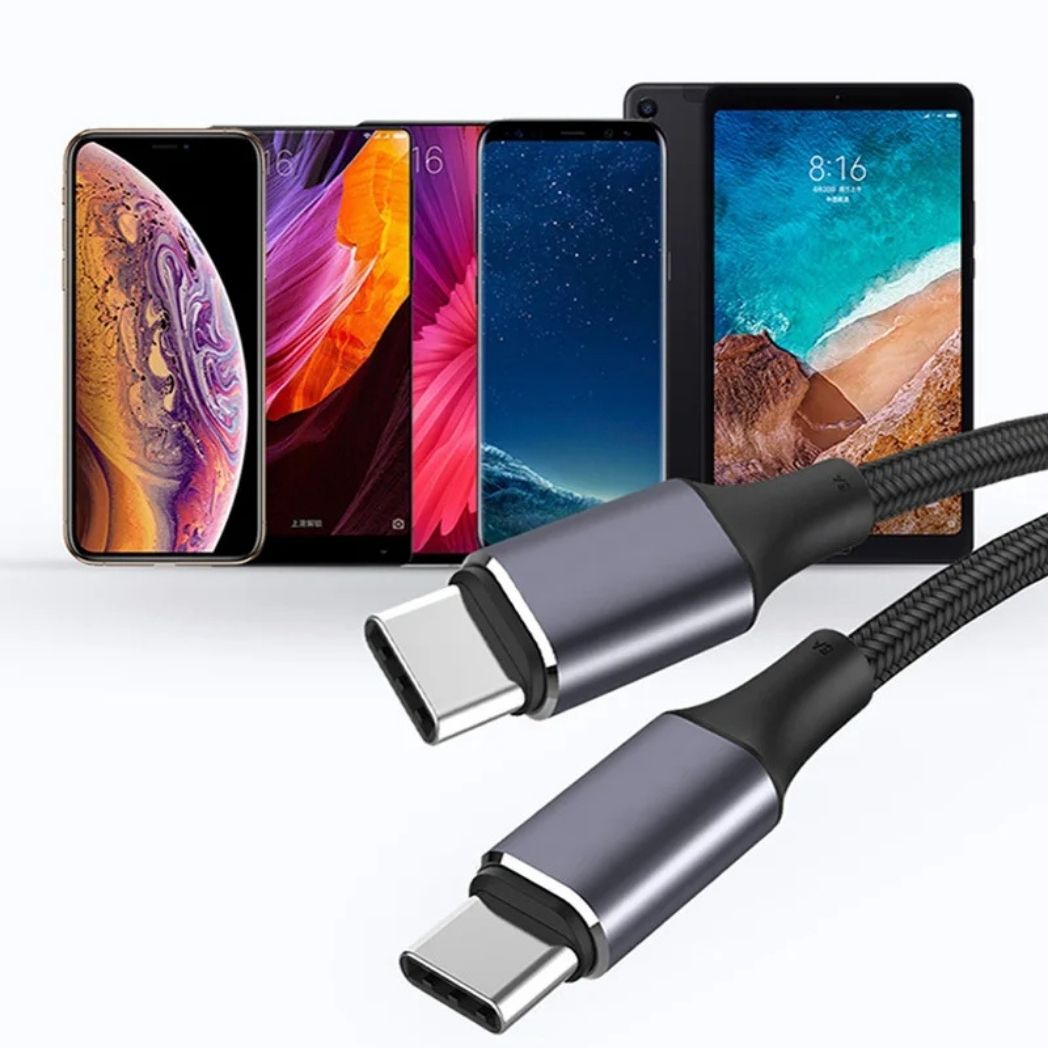 USB-C to USB-C Fast Charging Cable – 100W Powerful and Durable